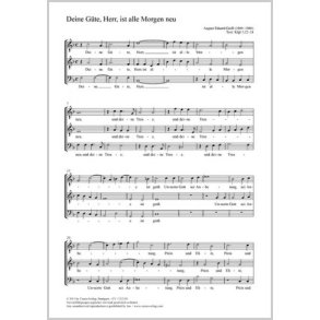 Deine Güte, Herr, ist alle Morgen neu : F-Dur