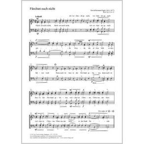 Fürchtet euch nicht : D-Dur