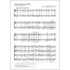 Groß ist Jehova, der Herr : Die Allmacht. Hymne