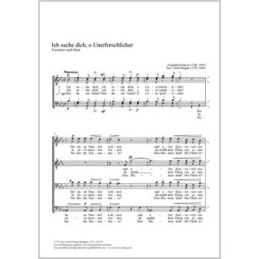 Ich suche dich, o Unerforschlicher : Forschen nach Gott