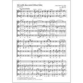 Ich weiß, dass mein Erlöser lebet : Osterkantate