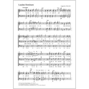 Laudate Dominum : Lobe den Herrn, denn er ist gütig