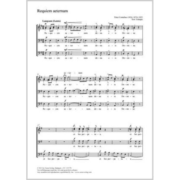 Requiem aeternam [Die ewige Ruhe gib ihnen]