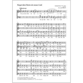 Singet dem Herrn ein neues Lied : F-Dur