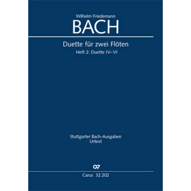 W. F. Bach: Duette f&uuml;r zwei Fl&ouml;ten