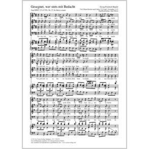 Gesegnet, wer stet mit Bedacht : Is there a man aus: Saul