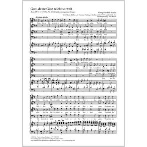 Gott, deine Güte reicht so weit : D-Dur