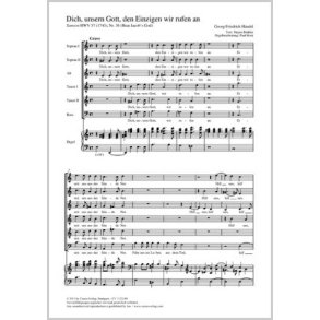 Dich, unser Gott, den Einzigen rufen wir an : Hear Jacob's God aus: Samson