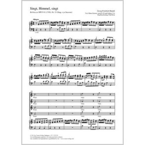 Singt, Himmel, singt : Sing, o ye heavens aus: Belshazzar