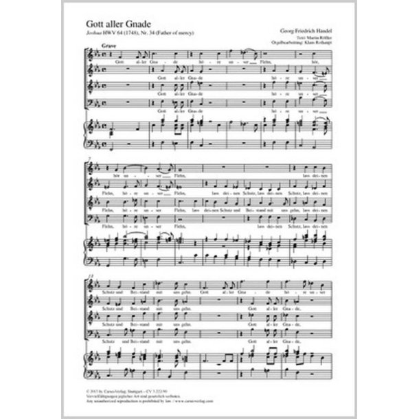 Gott aller Gnade : Father of mercy aus: Joshua