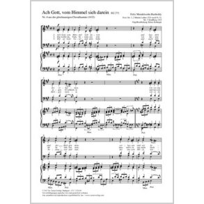 Ach Gott, vom Himmel sieh darein : aus: Ach Gott, vom Himmel sieh darein