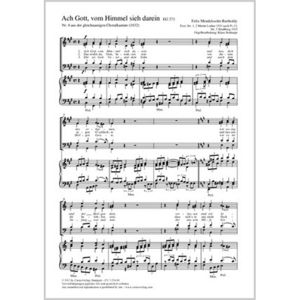 Ach Gott, vom Himmel sieh darein : aus: Ach Gott, vom Himmel sieh darein