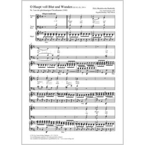 O Haupt voll Blut und Wunden : aus: Choralkantate O Haupt voll Blut und Wunden