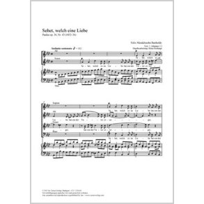 Sehet, welch eine Liebe : aus: Paulus op. 36