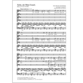 Siehe, der Hüter Israels : aus: Elias op. 70