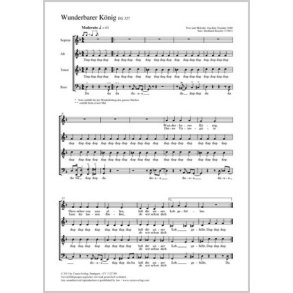 Wunderbarer König : d-Moll