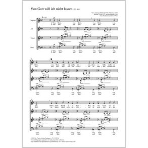 Von Gott will ich nicht lassen : dorisch