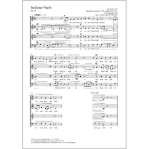 In dieser Nacht : Motette