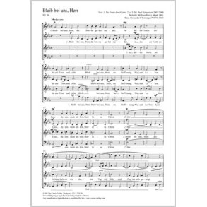 Bleib bei uns, Herr : Motette