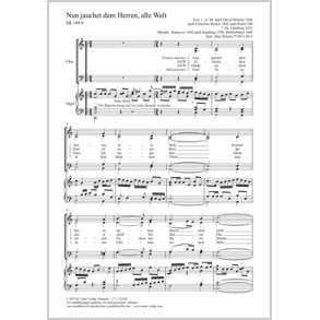 Nun jauchzet dem Herren, alle Welt : Motette