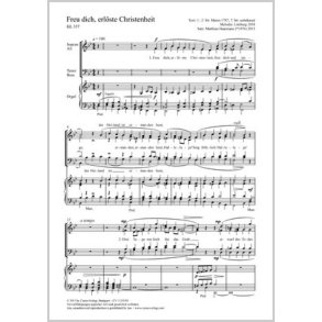 Freu dich, erlöste Christenheit : Motette