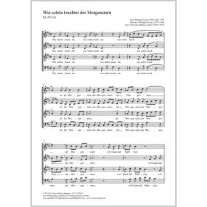 Wie schön leuchtet der Morgenstern : Motette