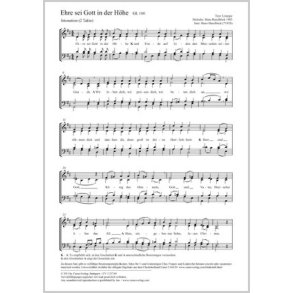 Ehre sei Gott in der Höhe : D-Dur