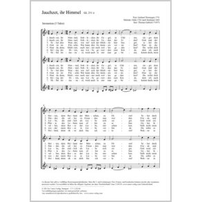 Jauchzet, ihr Himmel : F-Dur