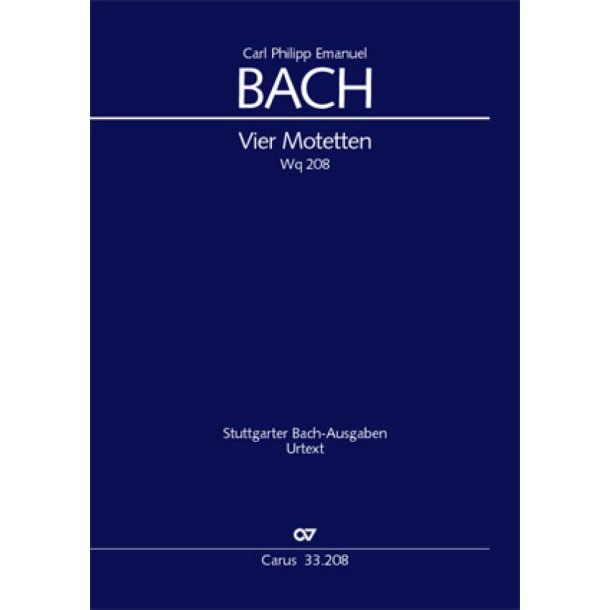 C.P.E. Bach: Vier Motetten