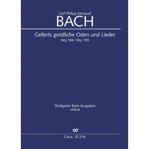 C.P.E. Bach: Geistliche Oden und Lieder [Gellert]