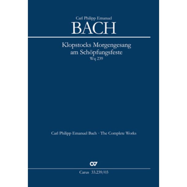 Klopstocks Morgengesang am Sch&ouml;pfungsfeste