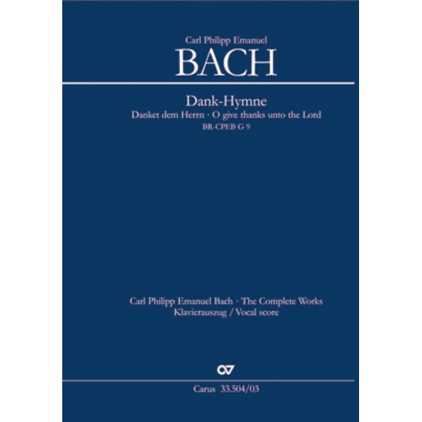 Dank-Hymne der Freundschaft : Danket dem Herrn