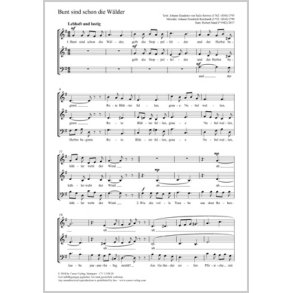 Bunt Sind Schon Die Wälder : G Major