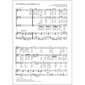 Das Wandern Ist Des Müllers Lust : A Major