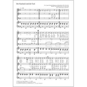 Der Kuckuck und Der Esel : F Major