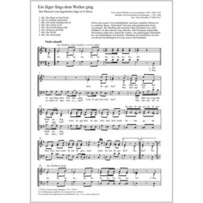 Ein Jäger Längs Dem Weiher Ging : G Major