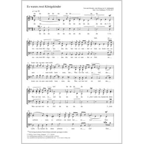 Es Waren Zwei Königskinder : G Major