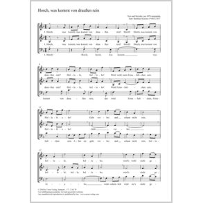 Horch, Was Kommt Von Draußen Rein : F Major