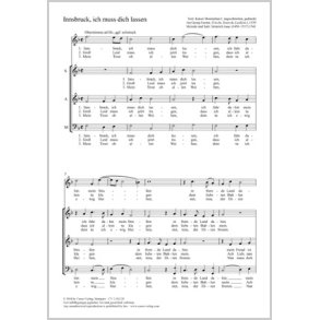 Innsbruck, Ich Muss Dich Lassen : F Major