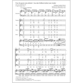 Fuor Di Queste Urne Dolenti : KV 135 - E Flat Major