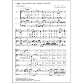 Placido È Il Mar, Andiamo : KV 366 - E Major