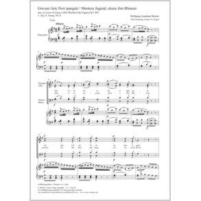 Giovani Lieti Fiori Spargete : KV 492 - G Major