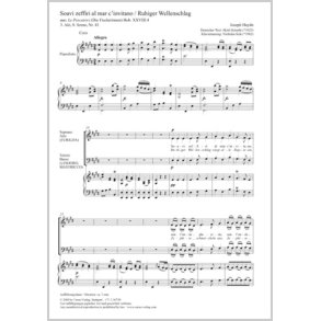 Soavi Zeffiri Al Mar C'Invitano : Hob. XXXVIII:4 - E Major