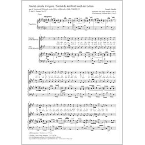 Finchè Circola Il Vigore : Hob. XXVIII:13 - A Major
