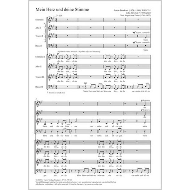 Mein Herz und deine Stimme