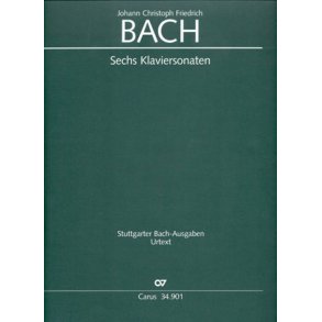 Bach, Johann Christoph Friedrich: Sechs Sonaten