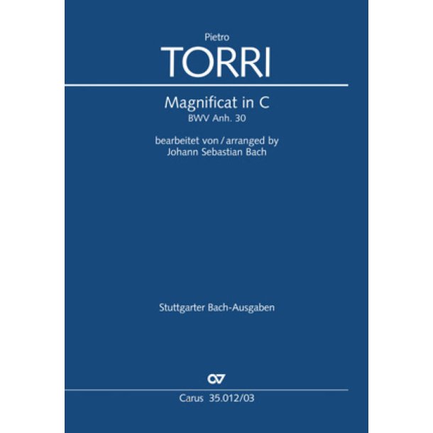 Magnificat in C : bearbeitet von Johann Sebastian Bach