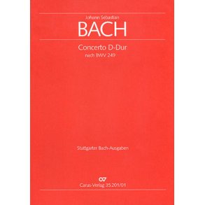 Concerto in D : nach BWV 249, Nr. 1