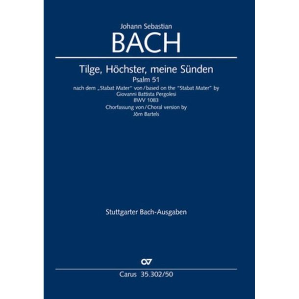 Tilge, H&ouml;chster, Meine S&uuml;nden : Psalm 51