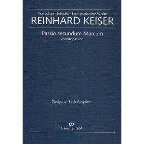 Markuspassion : arrangiert von Johann Sebastian Bach